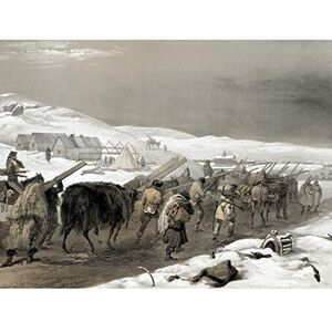 Fine Art Prints Simpson Crimean War Army Hütten Supply Train 1855 Illustration Premium Wall Art Canvas Print 45,7 x 61 cm Fine Art Prints Simpson Crimean War Army Hütten Supply Train 1855 Illustration Premium Wall Art Canvas Print 45,7 x 61 cm