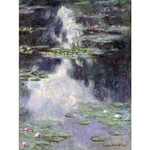 Fine Art Prints Claude Monet Pond with Seerosen großer Kunstdruck auf Leinwand, Premium-Poster, Wandbild Fine Art Prints Claude Monet Pond with Seerosen großer Kunstdruck auf Leinwand, Premium-Poster, Wandbild