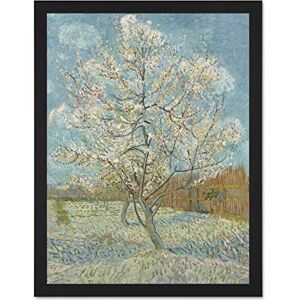 Fine Art Prints Van Gogh The Pink Peach Tree Large Framed Art Print Poster Wall Decor 18x24 inch Fine Art Prints Van Gogh The Pink Peach Tree Large Framed Art Print Poster Wall Decor 18x24 inch