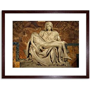 Wee Blue Coo 9x7 '' MICHELANGELO PIETA 1499 OLD MASTER REPRODUCTION FRAMED ART PRINT F97X524 Wee Blue Coo 9x7 '' MICHELANGELO PIETA 1499 OLD MASTER REPRODUCTION FRAMED ART PRINT F97X524