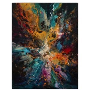 Wee Blue Coo Abstract Liquid Paint Impact Artwork Colourful Celestial Inspired Action Painting Large Wall Art Poster Print Thick Paper 18X24 Inch Wee Blue Coo Abstract Liquid Paint Impact Artwork Colourful Celestial Inspired Action Painting Large Wall Art Poster Print Thick Paper 18X24 Inch