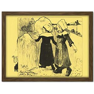 Fine Art Prints Paul Gauguin Pleasures Of Brittany Joies De Bretagne Large Framed Art Print Poster Wall Decor 18x24 Fine Art Prints Paul Gauguin Pleasures Of Brittany Joies De Bretagne Large Framed Art Print Poster Wall Decor 18x24