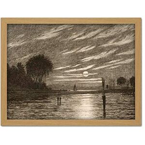 Artery8 Farrer Little Hell Gate Harlem New York Etching Artwork Framed Wall Art Print 18X24 Inch Artery8 Farrer Little Hell Gate Harlem New York Etching Artwork Framed Wall Art Print 18X24 Inch