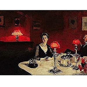 Fine Art Prints John Singer Sargent Le Verre De Porto A Dinner Table At Night Unframed Wall Art Print Poster Home Decor Premium Fine Art Prints John Singer Sargent Le Verre De Porto A Dinner Table At Night Unframed Wall Art Print Poster Home Decor Premium
