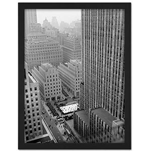 Artery8 New York Rockefeller Center Ice Skate From Above Artwork Framed Wall Art Print 18X24 Inch Artery8 New York Rockefeller Center Ice Skate From Above Artwork Framed Wall Art Print 18X24 Inch