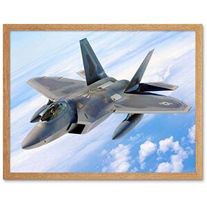 Wee Blue Coo Military Air Plane Bomber Fighter Jet Fly F-22 Raptor Art Print Framed Poster Wall Decor 12X16 Inch Wee Blue Coo Military Air Plane Bomber Fighter Jet Fly F-22 Raptor Art Print Framed Poster Wall Decor 12X16 Inch