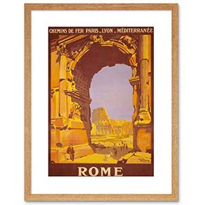 Wee Blue Coo 9x7 '' TRAVEL ROME ITALY TITUS ARCH COLLOSEUM NEW FRAMED ART PRINT F97X1425 Wee Blue Coo 9x7 '' TRAVEL ROME ITALY TITUS ARCH COLLOSEUM NEW FRAMED ART PRINT F97X1425