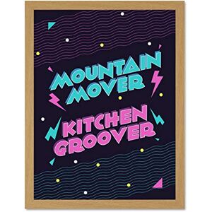 Wee Blue Coo Disco Kitchen Mountain Mover Large Framed Art Print Wall Poster 18x24 inch Wee Blue Coo Disco Kitchen Mountain Mover Large Framed Art Print Wall Poster 18x24 inch