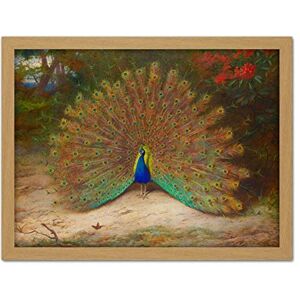 Artery8 Thorburn Peacock Butterfly Bird Plumage Painting Artwork Framed Wall Art Print 18X24 Inch Artery8 Thorburn Peacock Butterfly Bird Plumage Painting Artwork Framed Wall Art Print 18X24 Inch