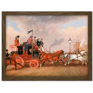 Fine Art Prints Pollard Last Mail Coaches Newcastle Tyne Painting Artwork Framed Wall Art Print 18X24 Inch Fine Art Prints Pollard Last Mail Coaches Newcastle Tyne Painting Artwork Framed Wall Art Print 18X24 Inch