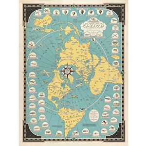 Fine Art Prints Chase 1944 Geschichtskarte fliegende Flugzeugchronik, großer Druck, Poster, Wandkunst, Deko-Bild Fine Art Prints Chase 1944 Geschichtskarte fliegende Flugzeugchronik, großer Druck, Poster, Wandkunst, Deko-Bild