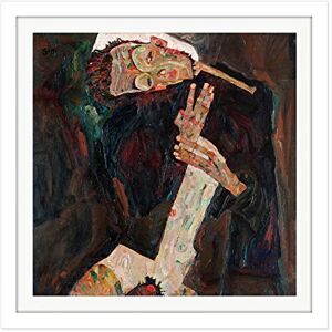 Fine Art Prints Egon Schiele The Lyricist Painting Square Wooden Framed Wall Art Print Picture 16X16 Inch Fine Art Prints Egon Schiele The Lyricist Painting Square Wooden Framed Wall Art Print Picture 16X16 Inch