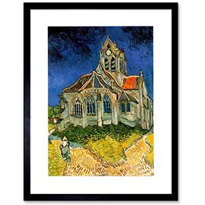 Wee Blue Coo Van Gogh Church At Auvers 1890 Painting Picture Framed Wall Art Print Wee Blue Coo Van Gogh Church At Auvers 1890 Painting Picture Framed Wall Art Print