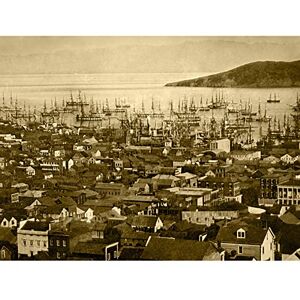 Fine Art Prints San Francisco Harbour Cityscape Yerba Buena Cove 1851 Photo Large Wall Art Poster Print Thick Paper 18X24 Inch Fine Art Prints San Francisco Harbour Cityscape Yerba Buena Cove 1851 Photo Large Wall Art Poster Print Thick Paper 18X24 Inch