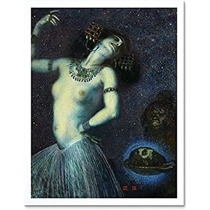 Artery8 Von Stuck Salome John Baptist Head Painting Unframed Wall Art Print Poster Home Decor Premium Artery8 Von Stuck Salome John Baptist Head Painting Unframed Wall Art Print Poster Home Decor Premium