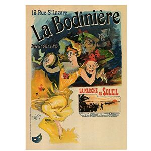 Wee Blue Coo Theatre Stage Comedy Walking Sun Bodiniere Paris France Wall Art Print Wee Blue Coo Theatre Stage Comedy Walking Sun Bodiniere Paris France Wall Art Print