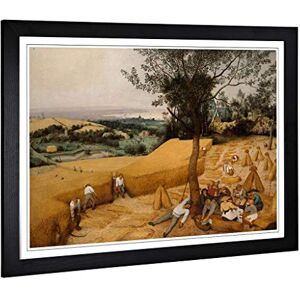 Big Box Art Framed Print of Pieter Bruegel The Elder The Harvesters Design Wall Art Picture Home Decor for Kitchen, Living Room, Bedroom, Hallway, Black, A2 / 24.5x18 Inch / 62x45cm Big Box Art Framed Print of Pieter Bruegel The Elder The Harvesters Design Wall Art Picture Home Decor for Kitchen, Living Room, Bedroom, Hallway, Black, A2 / 24.5x18 Inch / 62x45cm