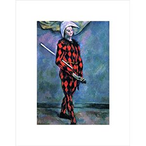 Wee Blue Coo CEZANNE HARLEQUIN OLD MASTER BLACK FRAME FRAMED ART PRINT PICTURE B12X1234 Wee Blue Coo CEZANNE HARLEQUIN OLD MASTER BLACK FRAME FRAMED ART PRINT PICTURE B12X1234