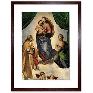 Wee Blue Coo Raphael Sistine Madonna Old Master Painting Picture Framed Wall Art Print Wee Blue Coo Raphael Sistine Madonna Old Master Painting Picture Framed Wall Art Print