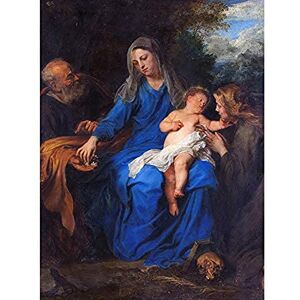 Artery8 Van Dyck The Holy Family Mary Magdalene Painting Unframed Wall Art Print Poster Home Decor Premium Artery8 Van Dyck The Holy Family Mary Magdalene Painting Unframed Wall Art Print Poster Home Decor Premium