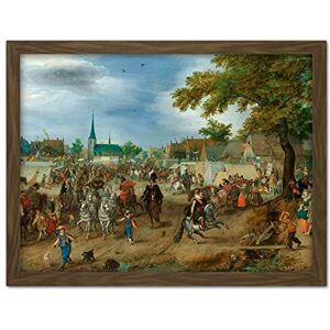 Artery8 Venne Princes Maurice Valkenburg Horse Fair Artwork Framed Wall Art Print 18X24 Inch Artery8 Venne Princes Maurice Valkenburg Horse Fair Artwork Framed Wall Art Print 18X24 Inch