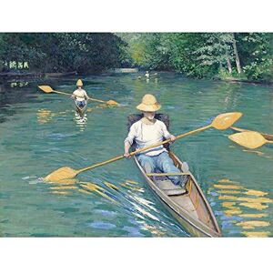 Wee Blue Coo Gustave Caillebotte French Skiffs Old Painting Art Print Poster Wall Decor 12X16 Inch Wee Blue Coo Gustave Caillebotte French Skiffs Old Painting Art Print Poster Wall Decor 12X16 Inch