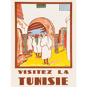 Wee Blue Coo Travel Tourism Tunisia North Africa French People Building France Art Print Poster Wall Decor 12X16 Inch Wee Blue Coo Travel Tourism Tunisia North Africa French People Building France Art Print Poster Wall Decor 12X16 Inch