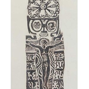 Artery8 Gauguin Christ On The Cross Painting Premium Wall Art Canvas Print 18X24 Inch Artery8 Gauguin Christ On The Cross Painting Premium Wall Art Canvas Print 18X24 Inch