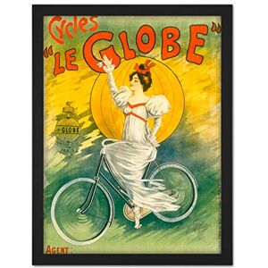 Fine Art Prints Clouet George Hetley Cycles Bicycle Advert Large Framed Art Print Poster Wall Decor 18x24 in Fine Art Prints Clouet George Hetley Cycles Bicycle Advert Large Framed Art Print Poster Wall Decor 18x24 in