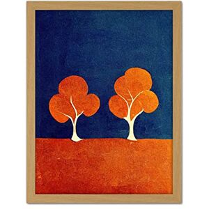 Wee Blue Coo Abstract Matisse Style Trees Forest Painting Yellow Blue Orange Green Artwork Framed Wall Art Print 18X24 Inch Wee Blue Coo Abstract Matisse Style Trees Forest Painting Yellow Blue Orange Green Artwork Framed Wall Art Print 18X24 Inch