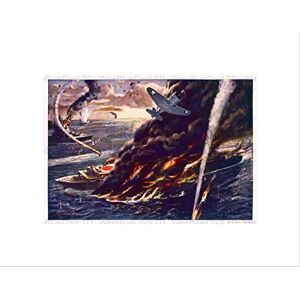 Wee Blue Coo War Military Naval Battle Coral Sea WWII Pacific Japan Wall Art Print Wee Blue Coo War Military Naval Battle Coral Sea WWII Pacific Japan Wall Art Print