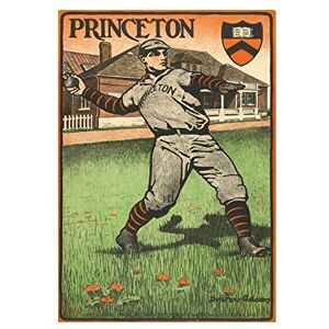 Wee Blue Coo Sport Baseball Princeton USA Retro Advert Wall Art Print Wee Blue Coo Sport Baseball Princeton USA Retro Advert Wall Art Print
