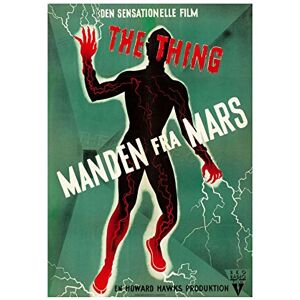 Wee Blue Coo Movie Film Ad Thing Another World Sci-fi Danish Wall Art Print Wee Blue Coo Movie Film Ad Thing Another World Sci-fi Danish Wall Art Print