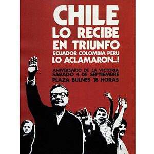 Wee Blue Coo Chile Political Salvador Allende Victory Success Art Print Poster Wall Decor 12X16 Inch Wee Blue Coo Chile Political Salvador Allende Victory Success Art Print Poster Wall Decor 12X16 Inch