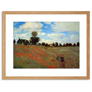 Wee Blue Coo PAINTING LANDSCAPE MONET POPPIES FRAMED PICTURE ART PRINT F97X8792 Wee Blue Coo PAINTING LANDSCAPE MONET POPPIES FRAMED PICTURE ART PRINT F97X8792