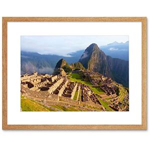 Wee Blue Coo Photo Machu Picchu Ancient Peru Maya Framed Wall Art Print Wee Blue Coo Photo Machu Picchu Ancient Peru Maya Framed Wall Art Print