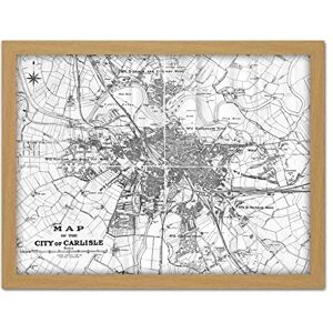 Artery8 Map 1931 Carlisle City England Plan Chart Artwork Framed Wall Art Print 18X24 Inch Artery8 Map 1931 Carlisle City England Plan Chart Artwork Framed Wall Art Print 18X24 Inch