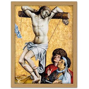 Fine Art Prints Master Flemalle Crucified Thief Painting Large Framed Art Print Poster Wall Decor 18x24 in Fine Art Prints Master Flemalle Crucified Thief Painting Large Framed Art Print Poster Wall Decor 18x24 in