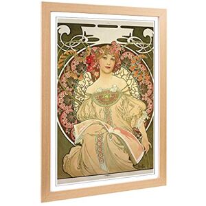 Big Box Art Framed Print of Alphonse Mucha Champagne Design Wall Art Picture Home Decor for Kitchen, Living, Dining Room, Bedroom, Hallway, Office, Oak, A2 / 24.5x18 Inch / 62x45cm Big Box Art Framed Print of Alphonse Mucha Champagne Design Wall Art Picture Home Decor for Kitchen, Living, Dining Room, Bedroom, Hallway, Office, Oak, A2 / 24.5x18 Inch / 62x45cm