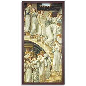 Fine Art Prints Burne Jones Golden Stairs Allegory Painting Long Framed Art Print Wall Poster 25x12 inch Fine Art Prints Burne Jones Golden Stairs Allegory Painting Long Framed Art Print Wall Poster 25x12 inch