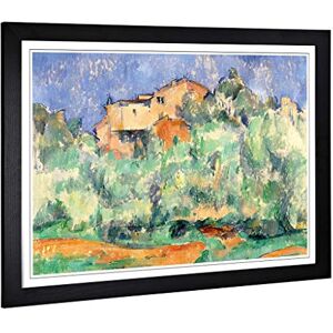 Big Box Art Framed Print of Paul Cezanne The Farm of Bellevue Design Wall Art Picture Home Decor for Kitchen, Living Room, Bedroom, Hallway, Black, A2 / 24.5x18 Inch / 62x45cm Big Box Art Framed Print of Paul Cezanne The Farm of Bellevue Design Wall Art Picture Home Decor for Kitchen, Living Room, Bedroom, Hallway, Black, A2 / 24.5x18 Inch / 62x45cm