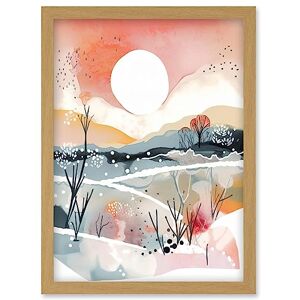 Artery8 - Sunset in Winter Landscape - A4 Artery8 - Sunset in Winter Landscape - A4