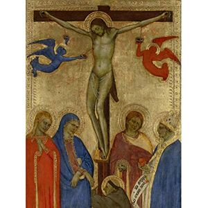 Artery8 Giovanni Da Milano Crucifixion Religious Painting Unframed Wall Art Print Poster Home Decor Premium Artery8 Giovanni Da Milano Crucifixion Religious Painting Unframed Wall Art Print Poster Home Decor Premium