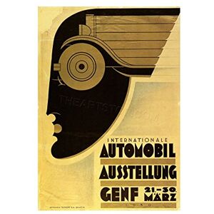 Wee Blue Coo Ad Motor Car Automobile Show Geneva Switzerland Wall Art Print Wee Blue Coo Ad Motor Car Automobile Show Geneva Switzerland Wall Art Print