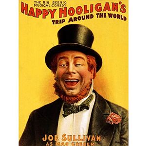 Wee Blue Coo Theatre Stage Vaudeville Happy Hooligan USA Irish Vintage Art Print Poster Wall Decor 12X16 Inch Wee Blue Coo Theatre Stage Vaudeville Happy Hooligan USA Irish Vintage Art Print Poster Wall Decor 12X16 Inch