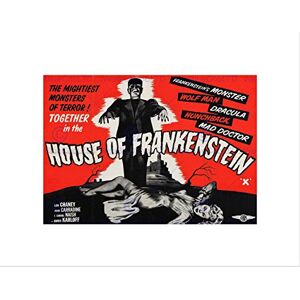 Wee Blue Coo Ad Movie House Of Frankenstein Karloff Horror Classic Wall Art Print Wee Blue Coo Ad Movie House Of Frankenstein Karloff Horror Classic Wall Art Print