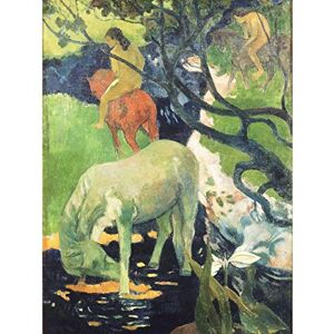Fine Art Prints Paul Gauguin The White Horse Large Art Print Poster Wall Decor Premium Mural Fine Art Prints Paul Gauguin The White Horse Large Art Print Poster Wall Decor Premium Mural