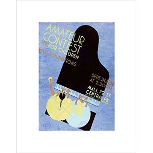 Wee Blue Coo Music Children Piano Central Park New York Vintage Ad Wall Art Print Wee Blue Coo Music Children Piano Central Park New York Vintage Ad Wall Art Print