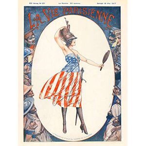 Artery8 La Vie Parisienne WW1 US Army American Magazine Cover Large Wall Art Poster Print Thick Paper 18X24 Inch Artery8 La Vie Parisienne WW1 US Army American Magazine Cover Large Wall Art Poster Print Thick Paper 18X24 Inch