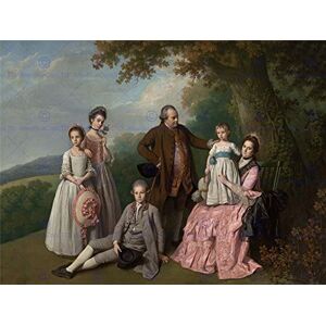 Wee Blue Coo Painting Portrait Group Dance-holland The Pybus Family Wall Art Print Wee Blue Coo Painting Portrait Group Dance-holland The Pybus Family Wall Art Print